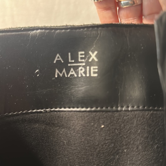 Ladies black suede boots, 8 1/2 - Picture 5 of 5